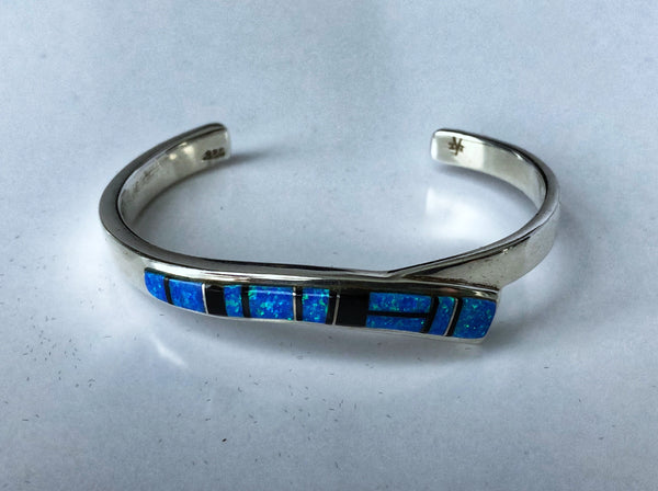 Navajo Blue Inlay Bracelet