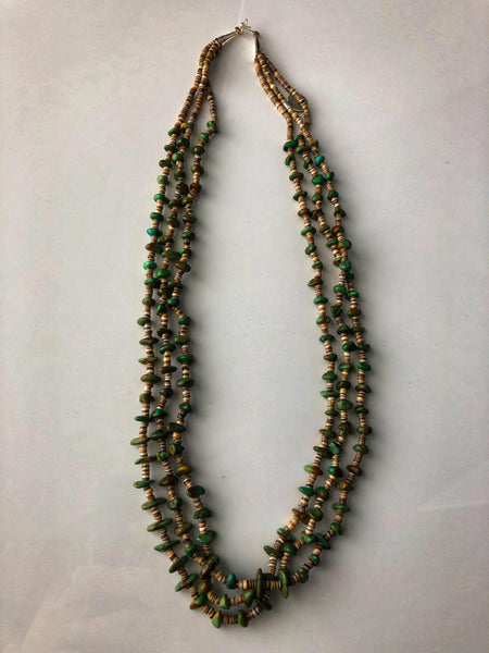 Layered Beads Necklace, Southwest Santo Domingo